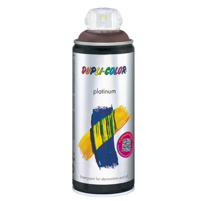 Peinture spray Dupli-Color Platinum chocolat RAL8017 brillant 400ml