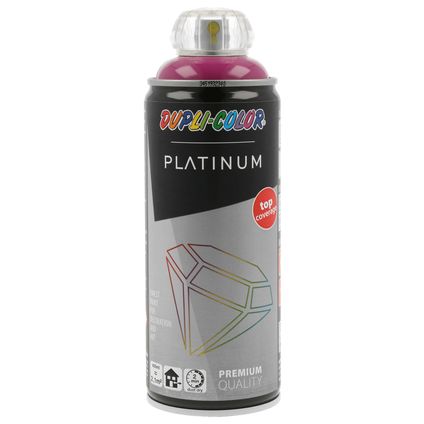 Peinture spray Dupli-Color Platinum pourpre signalisation RAL4006 brillant 400ml