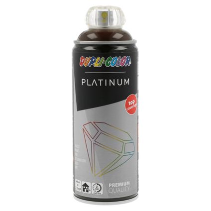 Peinture en spray Dupli-color Platinum brun chocolat satiné 400ml