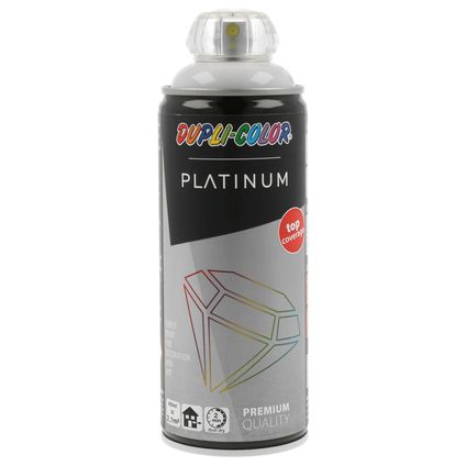 Spray peinture Dupli-color Platinum gris clair RAL7035 brillant 400ml
