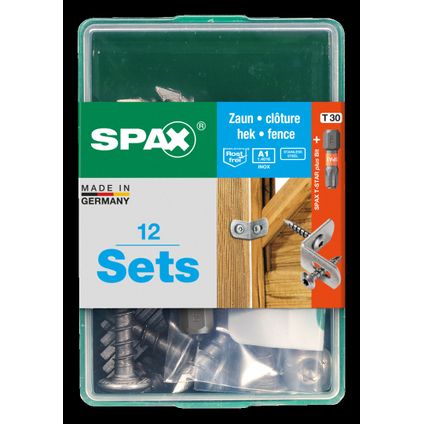 Spax vijs hekverbinding 'T-Star plus' RVS 35 x 7 mm - 12 stuks