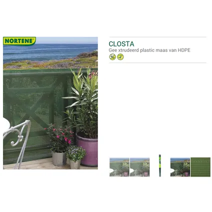 Nortene privacyscherm Closta groen 500x150cm 2
