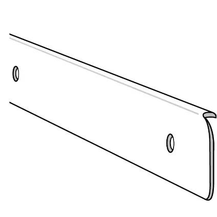 Profil de finition Nordlinger aluminium 38mm