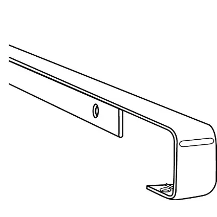 Profil de bord Nordlinger aluminium 38mm