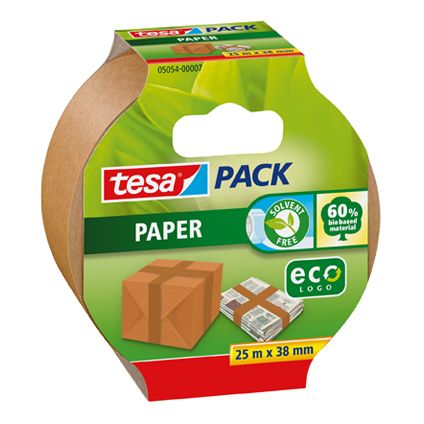 Tesa verpakkingstape 'Pack Eco Papier' 25 m x 38 mm