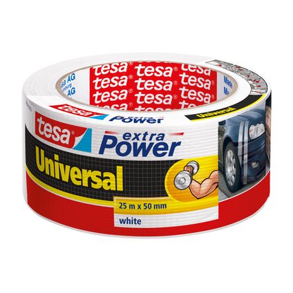 Tesa reparatietape Extra Power 'Universal' wit 25 m x 50 mm