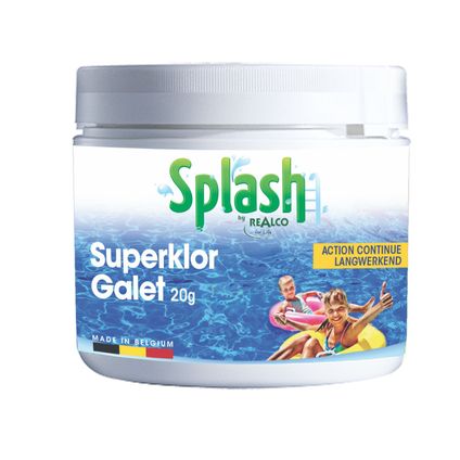 Chlore en galet Splash Superklor 25x20gr