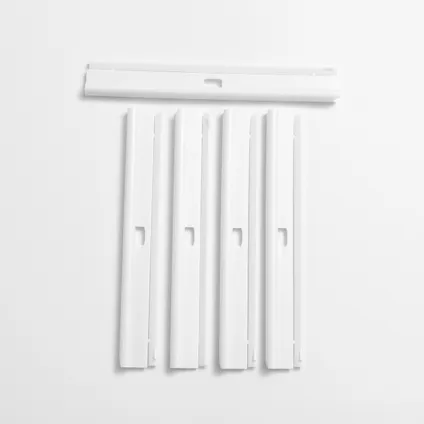 Madeco stofklemmen voor verticale lamellen wit 127mm 5st 2