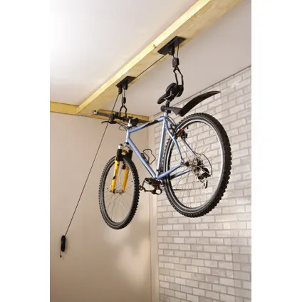 Mottez plafond fietslift zwart 2