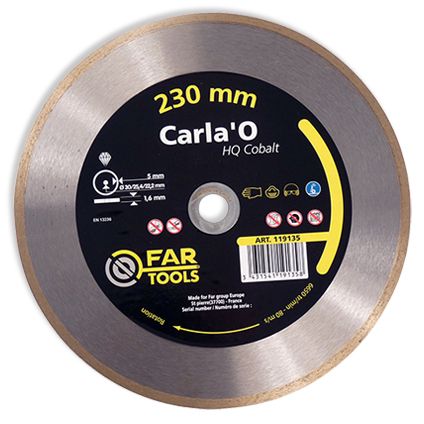 Far Tools diamantschijf 'Carla'O HQ Cobalt' 23 cm