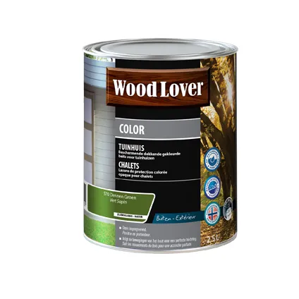 Lasure Wood Lover 'Color Chalet' vert sapin 2,5L