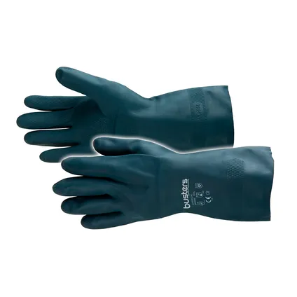 Busters handschoenen Chemical latex zwart M10 2