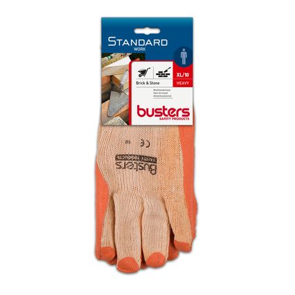 Busters handschoenen Brick & Stone polyester oranje M10