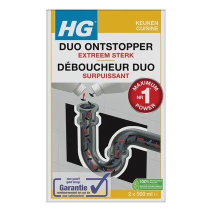 Déboucheur duo HG 2x500ml