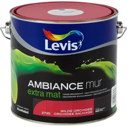 Muurverf Levis Ambiance wilde orchidee extra mat 2,5L