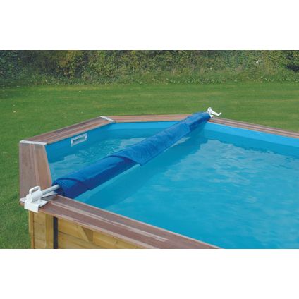 Enrouleur de bâche à bulles "ECO" - Largeur maximum 4,70m - pour piscines bois et métalliques