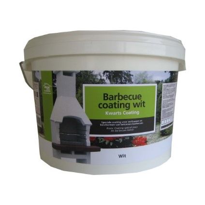 Decor betonnen barbecue coating wit 8kg