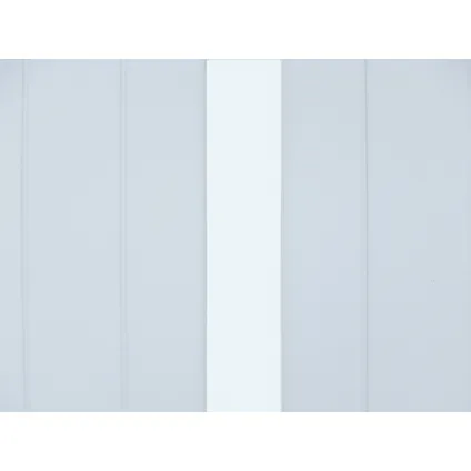 Abri de jardin Grosfillex Utility polypropylène blanc gris bleu 7,5 m² 315x239cm 4