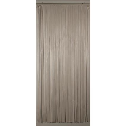 Rideau de porte Confortex Lumina gris 90x220cm