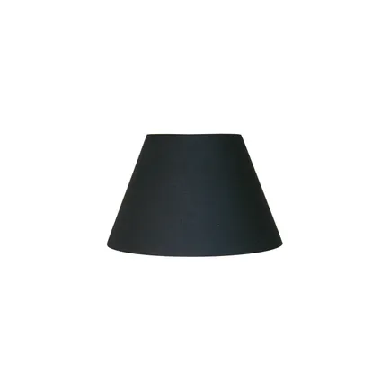 Corep lampenkap katoen zwart Ø25cm