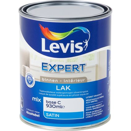 Levis Expert lak binnen mix base C zijdeglans 930ml