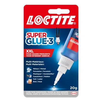 Loctite secondelijm Super Glue-3 XXL 20gr