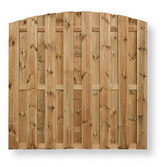 Praxis Schutting Cardiff FSC geïmpregneerd grenenhout getoogd 180x180cm aanbieding