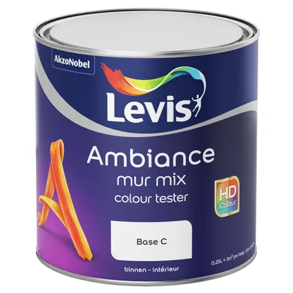 Testeur de couleur Levis Ambiance Mur mix base C mat 250ml