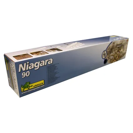 Niagara 90 cascade en acier inoxydable 10x90x12,5cm
 4