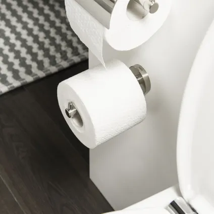 Porte-rouleau de papier toilette de réserve Tiger Boston acier inoxydable poli 3