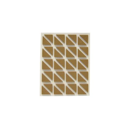 Patin amortisseur auto-adhésif Sencys brun triangle 13x13mm 40pcs
