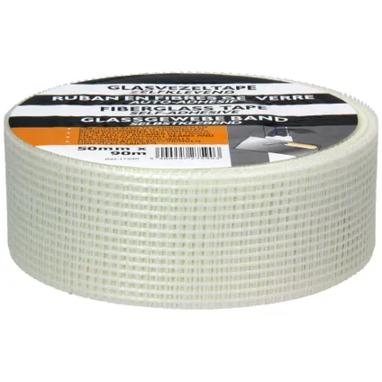 Glasvezel tape voegenband 90x90m 2