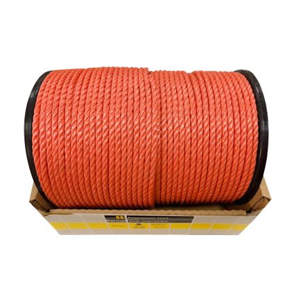 Corde polypropylène torsadé Sencys orange 6mm 1m