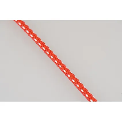 Mamutec touw polypropyleen Paraloc rood-wit 4mm 20m 5