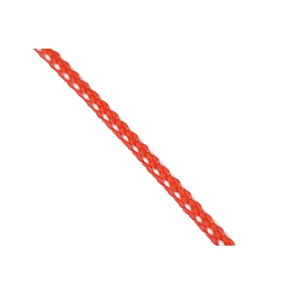 Mamutec touw polypropyleen Paraloc rood-wit 4mm 20m 6