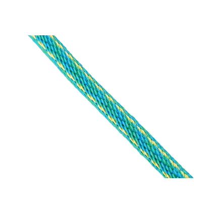 Mamutec touw PA Paraloc groen-blauw-geel 6mm 10m 6