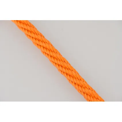 Corde Paraloc polypropylène torsadé orange 10 mm / 10 m 5