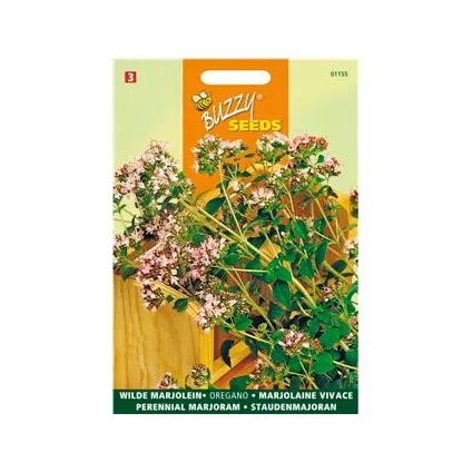 Buzzy seeds zaden wilde marjolein oregano