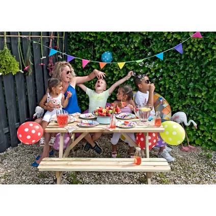 Picknicktafel kinderen hout 120x95cm 2