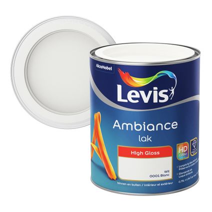 Laque Levis 'Ambiance' ceramic white brillant 750ml