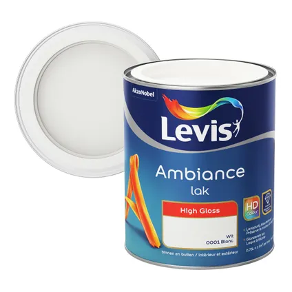 Laque Levis Ambiance blanc ceramique high gloss 750ml