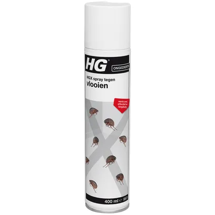 HG spray tegen vlooien HGX 400ml spuitbus 2