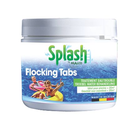 Splash vlokmiddel voor troebel water Flocking Tabs 20x25g