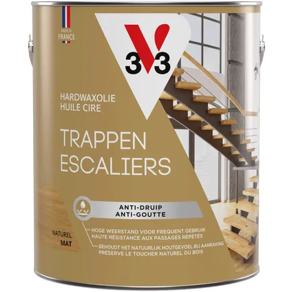 Huile cire escaliers V33 inColore mat 2,5L 3