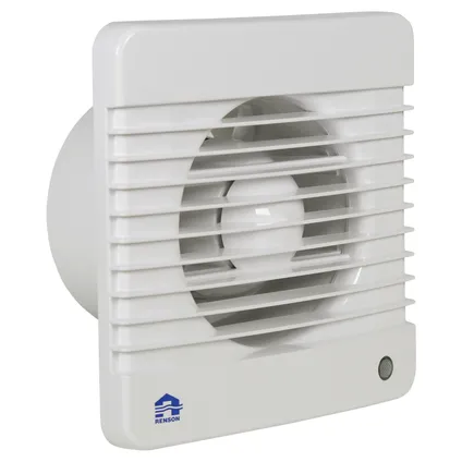 Ventilateur humidité avec minuterie Renson7401H Ø100 blanc 2