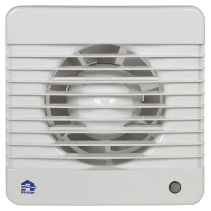 Ventilateur humidité avec minuterie Renson7401H Ø100 blanc 4