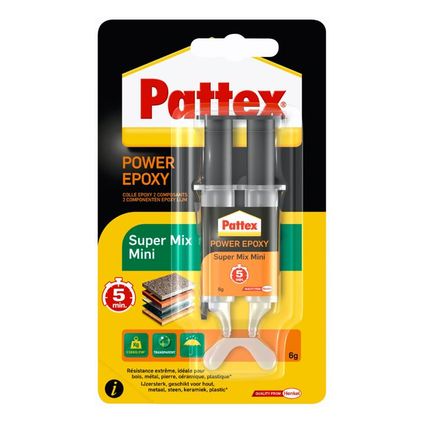 Colle Pattex Power Epoxy Super 6gr
