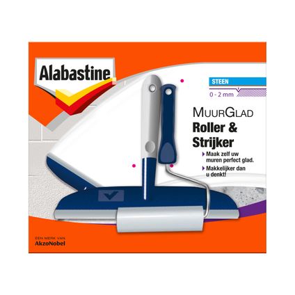 Alabastine muurglad roller+strijker