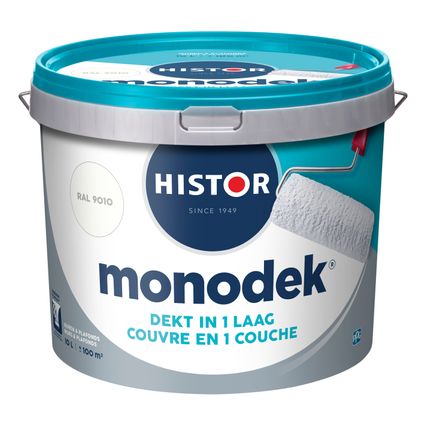 Histor Monodek muurverf RAL 9010 10L