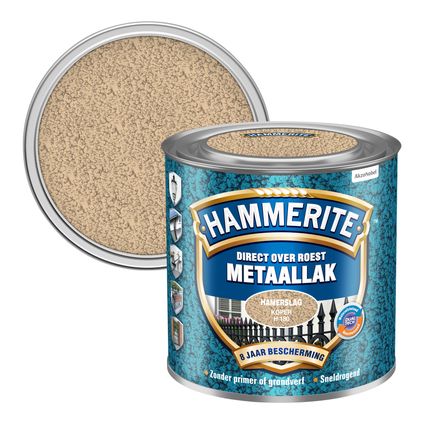 Hammerite metaalverf Hamerslag koper H180 250ml